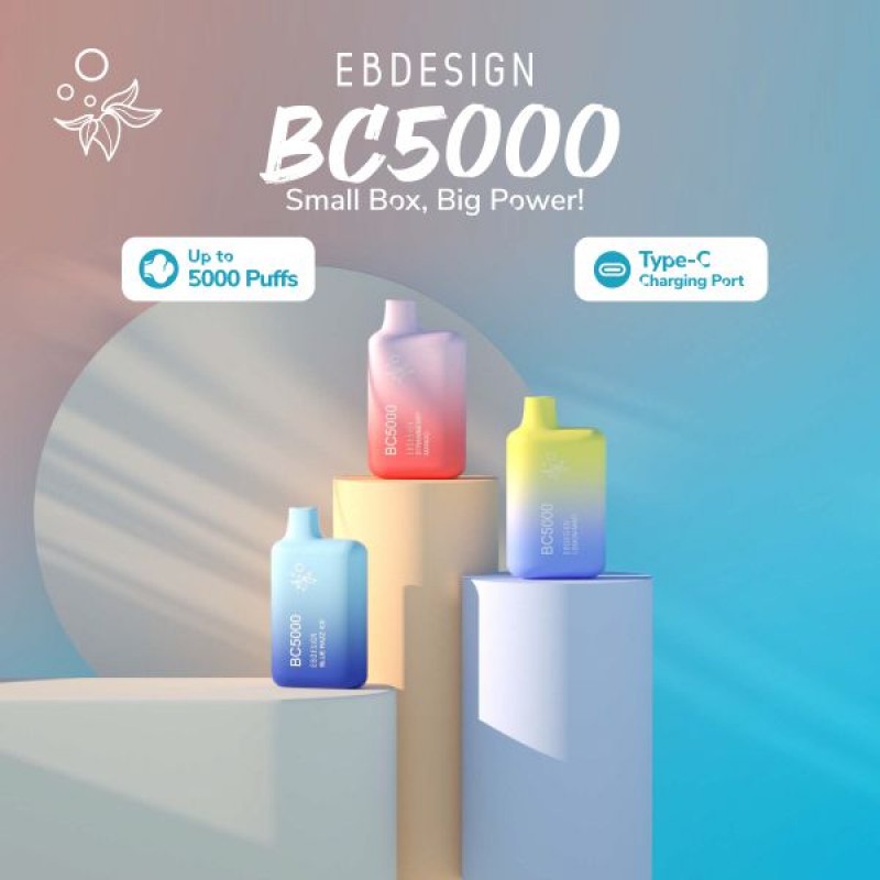 Experience Vaping Bliss with EB Design BC5000 Disposable Pod Device